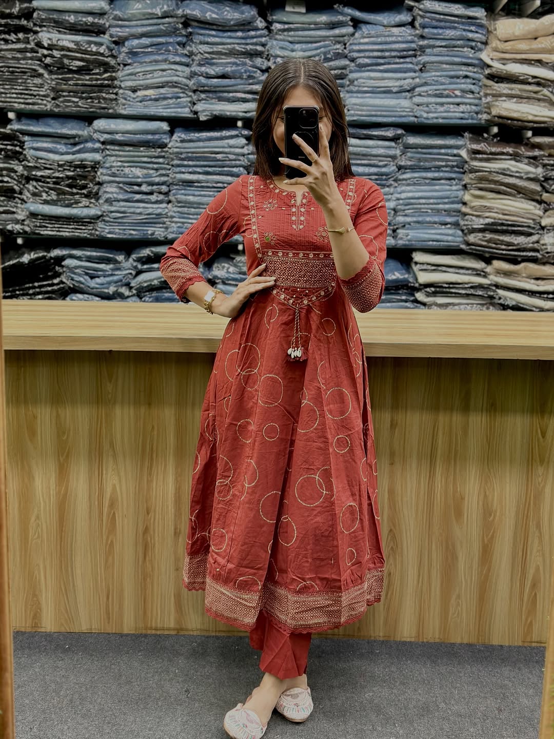 Royal Maroon Ethnic Kurta Set with Elegant Dupatta