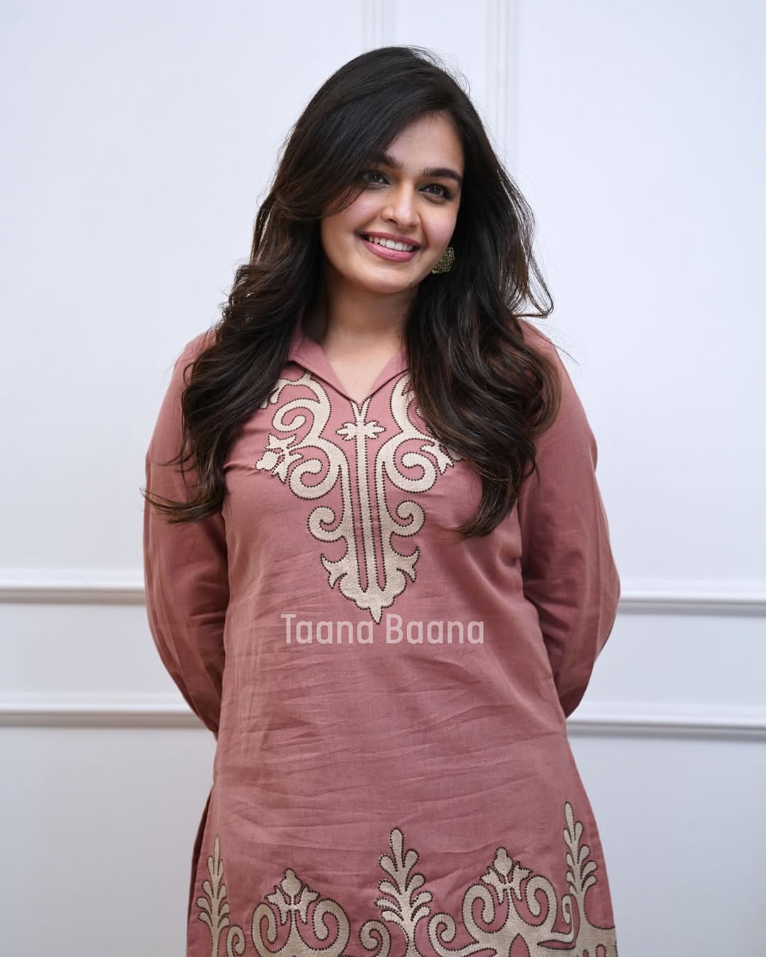 Elegant Embroidered Pink Co-ord Set